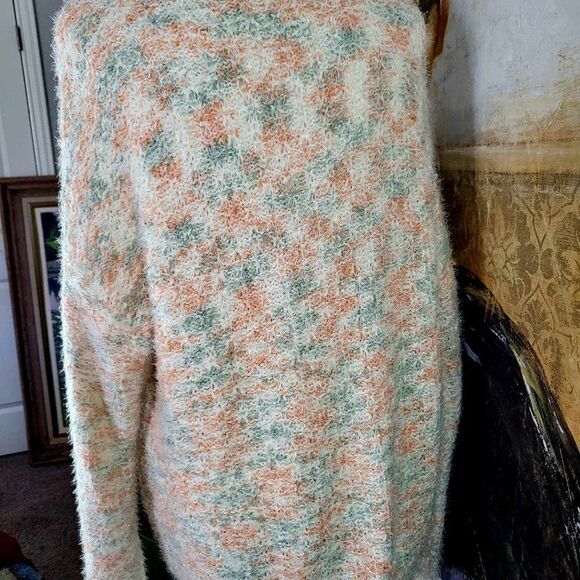 NEW with Tag OLIVIA sky knitted sweater size L - Picture 3 of 12